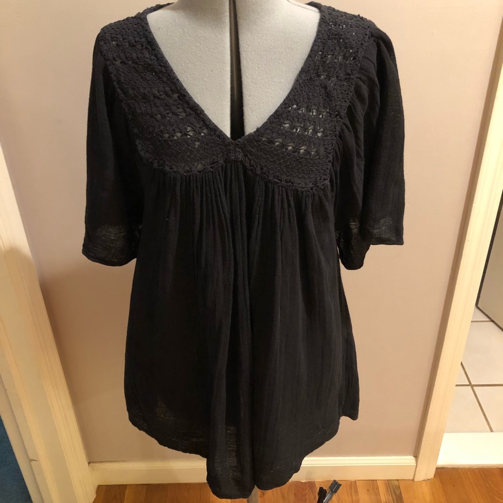 Billabong linen tunic top/cover up size S